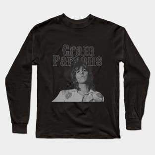 Gram Parsons // Illustrations Long Sleeve T-Shirt